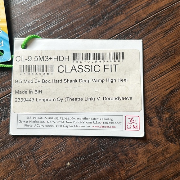 NWT 9.5M Gaynor Minden Pointe Shoes - Picture 5 of 5